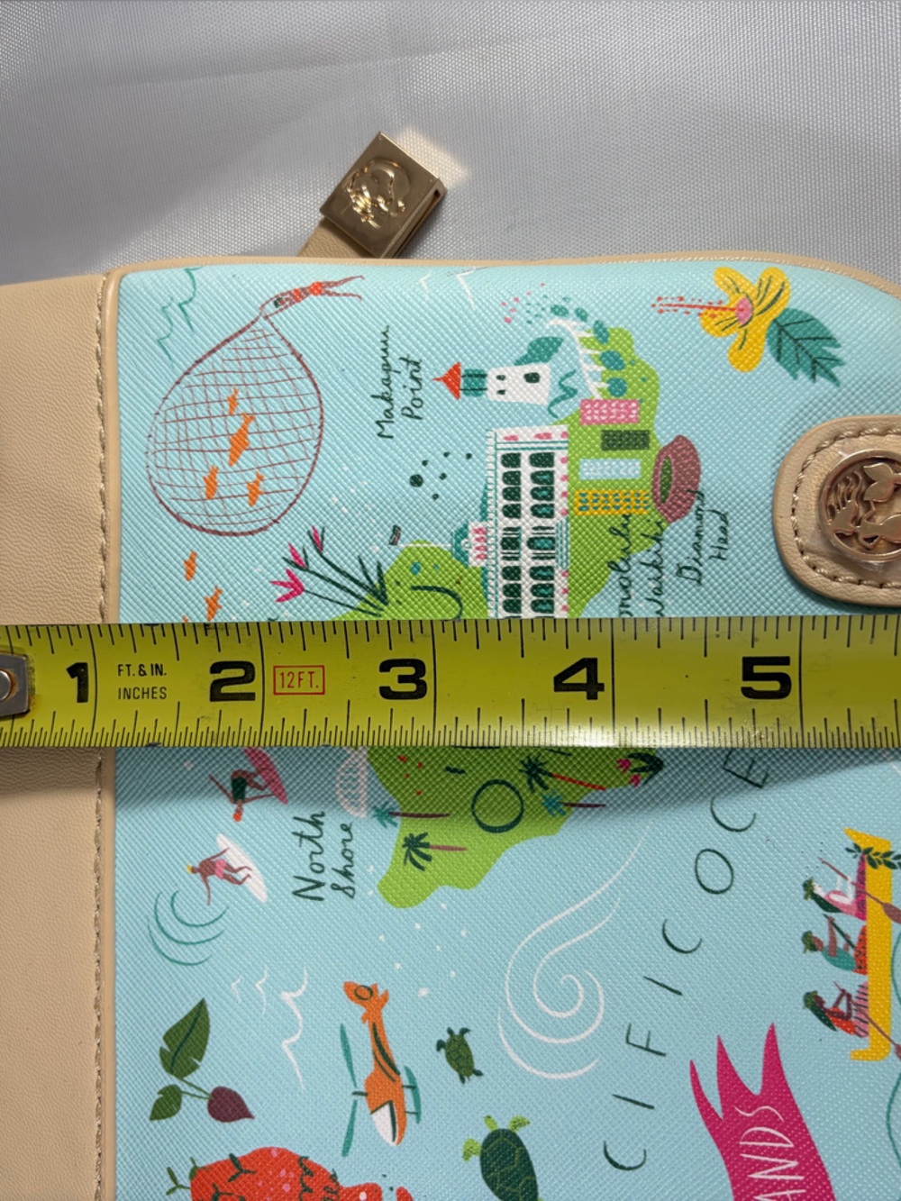Spartina 449 Hawaiian Islands Zip Wristlet - Picture 9 of 10